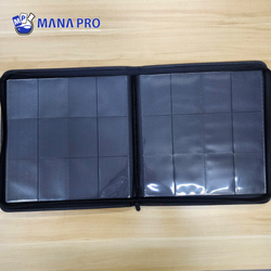 12 POCKET DARK RED ZIPPED BINDER