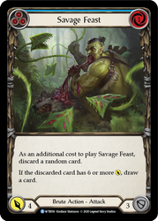 Savage Feast (Blue) [WTR016] Unlimited Edition Normal