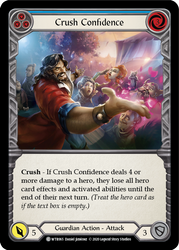 Crush Confidence (Blue) [WTR065] Unlimited Edition Rainbow Foil