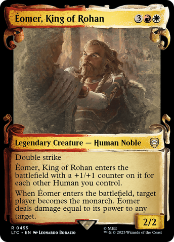 Eomer, King of Rohan [The Lord of the Rings: Tales of Middle-Earth Commander Showcase Scrolls]