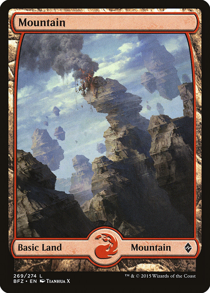 Mountain (269) (Full Art) [Battle for Zendikar]