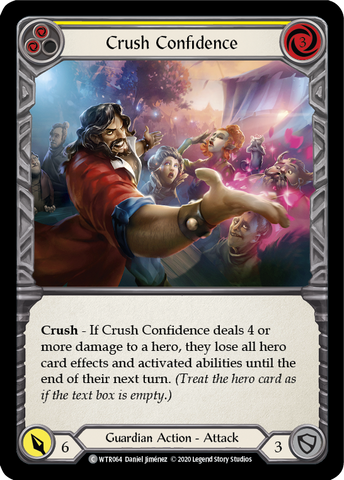 Crush Confidence (Yellow) [WTR064] Unlimited Edition Rainbow Foil