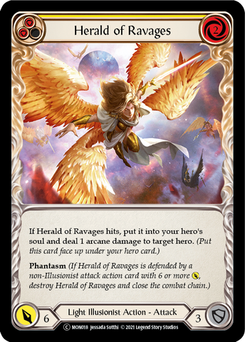 Herald of Ravages (Yellow) [U-MON018] Unlimited Edition Normal