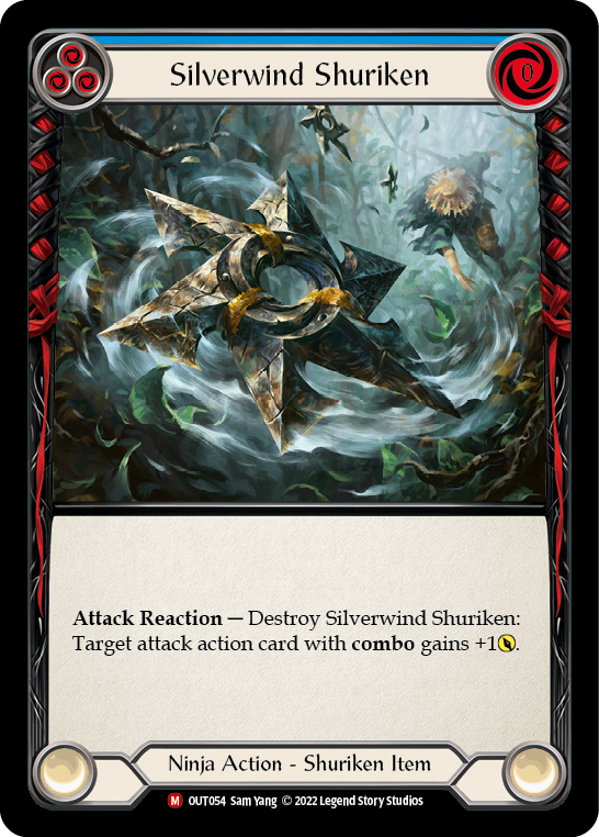 Silverwind Shuriken [OUT054] (Outsiders)  Rainbow Foil