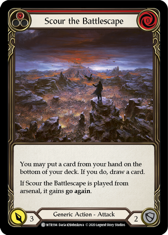 Scour the Battlescape (Red) [WTR194] Unlimited Edition Normal