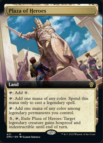 Plaza of Heroes (Extended Art) [Dominaria United]