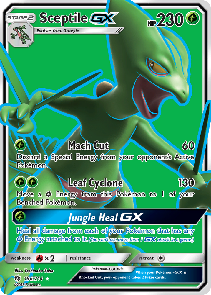 Sceptile GX (Full Art) [SM - Lost Thunder]