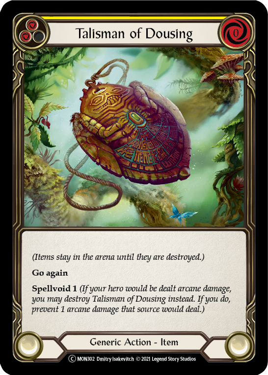 Talisman of Dousing (Rainbow Foil) [U-MON302-RF] Unlimited Edition Rainbow Foil