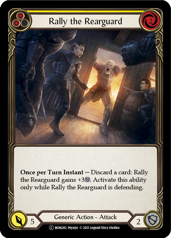Rally the Rearguard (Yellow) [U-MON282] Unlimited Edition Normal