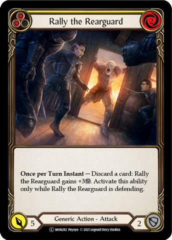 Rally the Rearguard (Yellow) [U-MON282] Unlimited Edition Normal