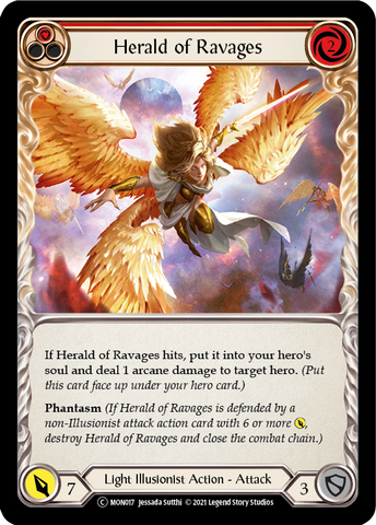 Herald of Ravages (Red) [U-MON017] Unlimited Edition Normal