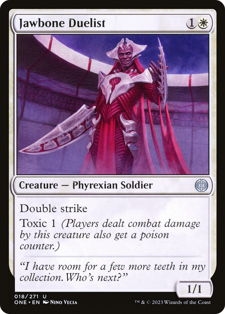 Jawbone Duelist [Phyrexia: All Will Be One]