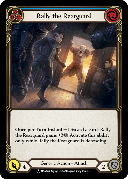 Rally the Rearguard (Blue) [U-MON283] Unlimited Edition Normal