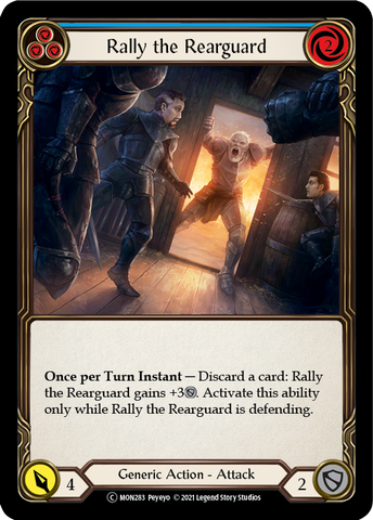Rally the Rearguard (Blue) [U-MON283] Unlimited Edition Normal