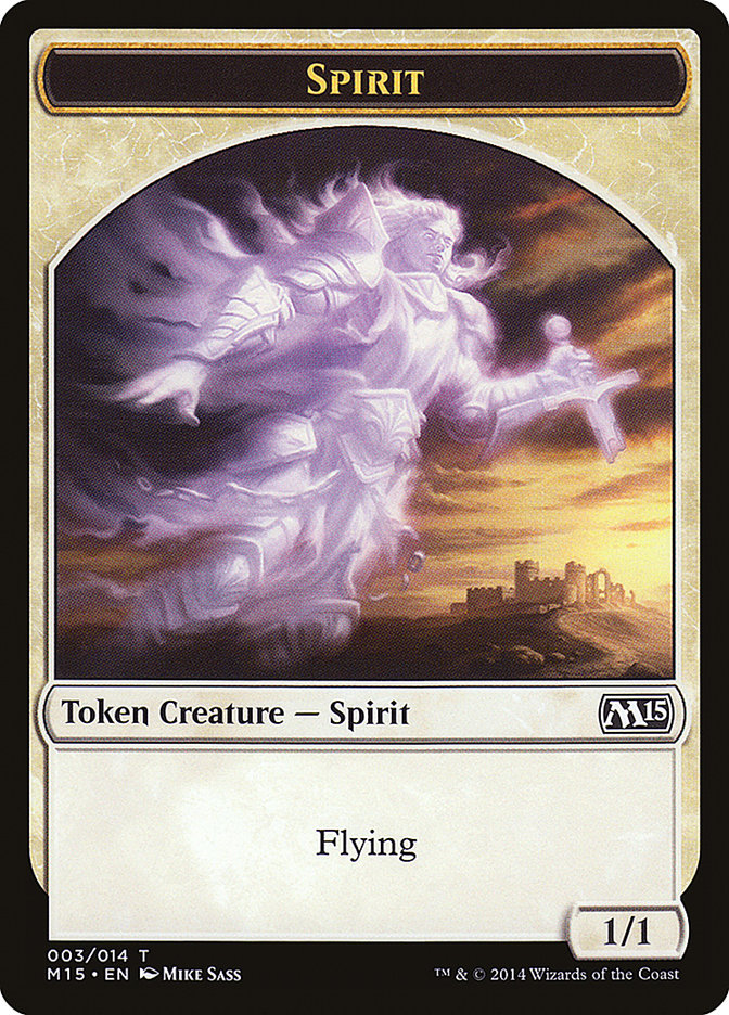 Spirit Token [Magic 2015 Tokens]