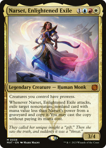 Narset, Enlightened Exile [March of the Machine: The Aftermath]