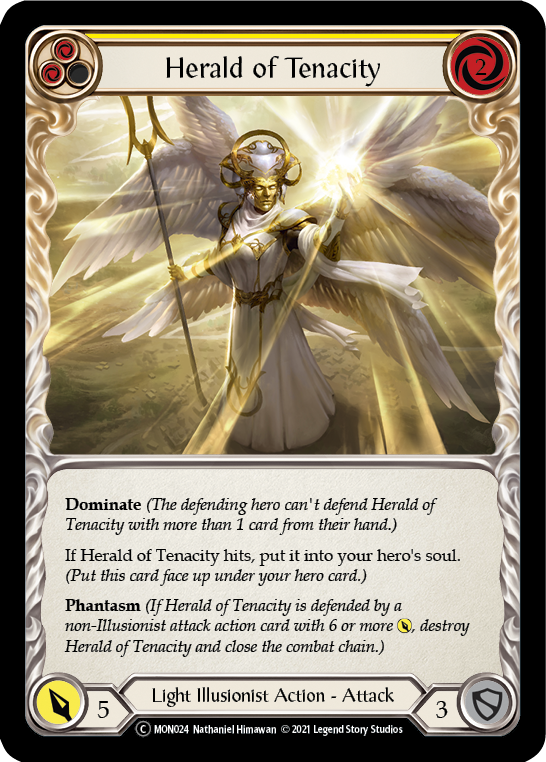 Herald of Tenacity (Yellow) [U-MON024] Unlimited Edition Normal