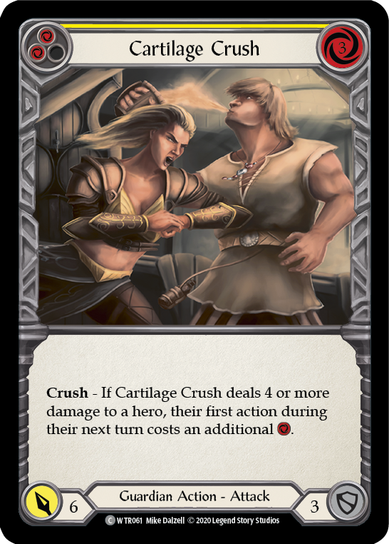 Cartilage Crush (Yellow) [WTR061] Unlimited Edition Rainbow Foil