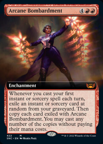 Arcane Bombardment (Extended Art) [Streets of New Capenna]