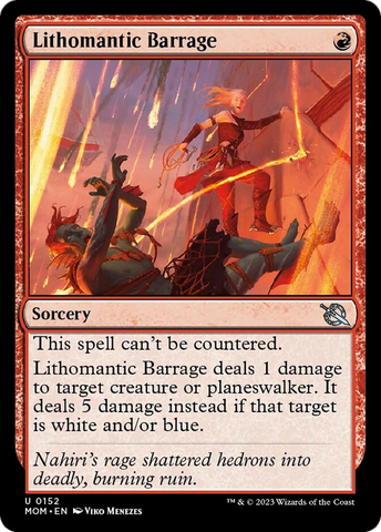 Lithomantic Barrage [March of the Machine]