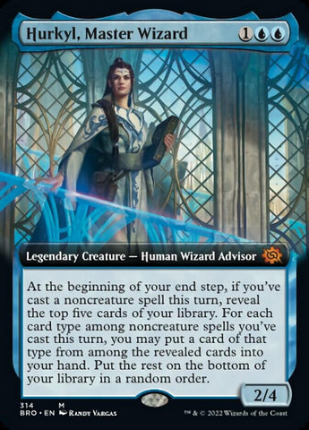 Hurkyl, Master Wizard (Extended Art) [The Brothers' War]