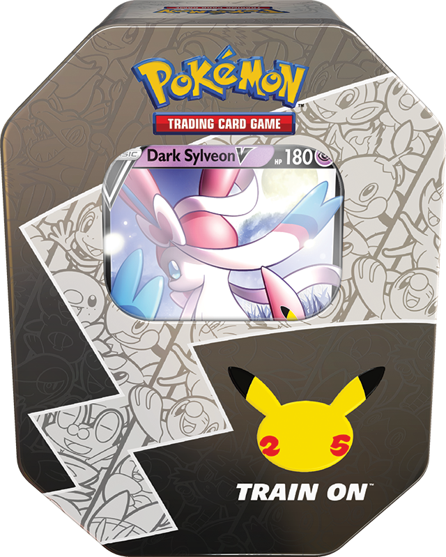 POKEMON TCG - 25TH ANNIVERYSARY DARK SYLVEON TIN (SMALL)