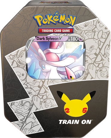 POKEMON TCG - 25TH ANNIVERYSARY DARK SYLVEON TIN (SMALL)