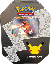 POKEMOMN TCG - 25TH ANNIVERYSARY LANCE'S CHARIZARD TIN (SMALL)