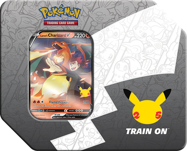 POKEMON TCG - 25TH ANNIVERSARY LANCE'S CHARIZARD TIN (BIG)