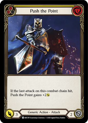 Push the Point (Yellow) [ARC189] Unlimited Edition Rainbow Foil