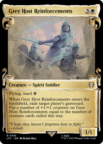 Grey Host Reinforcements [The Lord of the Rings: Tales of Middle-Earth Commander Showcase Scrolls]