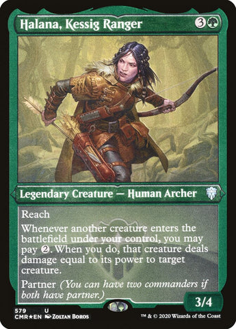 Halana, Kessig Ranger (Etched) [Commander Legends]