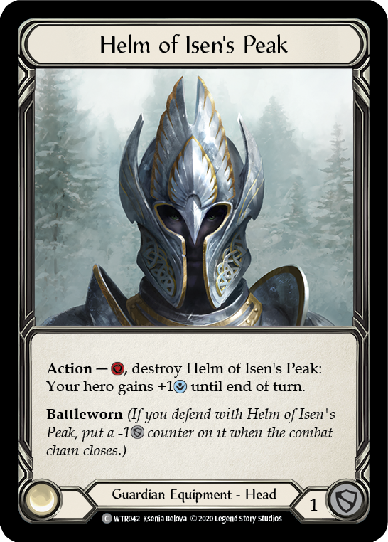 Helm of Isen's Peak [WTR042] Unlimited Edition Rainbow Foil