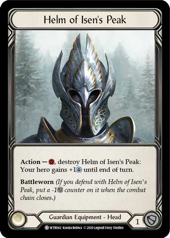 Helm of Isen's Peak [WTR042] Unlimited Edition Rainbow Foil