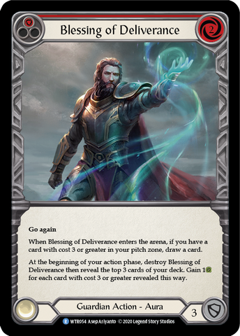 Blessing of Deliverance (Red) [WTR054] Unlimited Edition Rainbow Foil