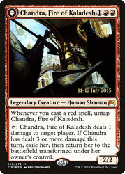 Chandra, Fire of Kaladesh // Chandra, Roaring Flame [Magic Origins Prerelease Promos]