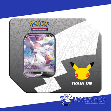 POKEMON TCG - 25TH ANNIVERYSARY DARK SYLVEON TIN (BIG)