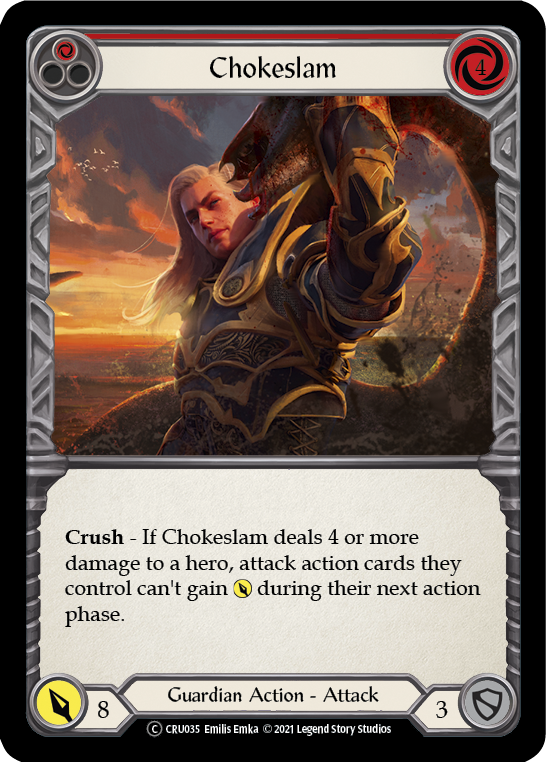Chokeslam (Red) [CRU035] Unlimited Normal