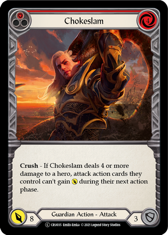 Chokeslam (Red) [CRU035] Unlimited Normal