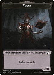 Devil // Vecna Double-sided Token [Dungeons & Dragons: Adventures in the Forgotten Realms Tokens]
