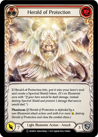 Herald of Protection (Red) [U-MON014] Unlimited Edition Normal