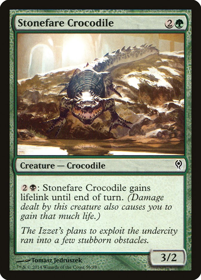Stonefare Crocodile [Duel Decks: Jace vs. Vraska]