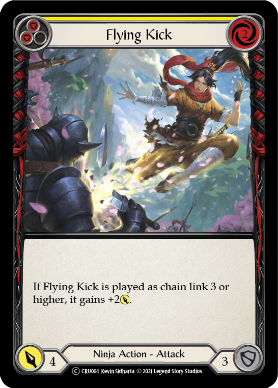 Flying Kick (Yellow) [CRU064] Unlimited Normal