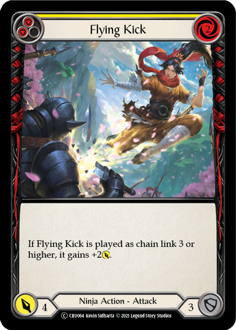Flying Kick (Yellow) [CRU064] Unlimited Normal