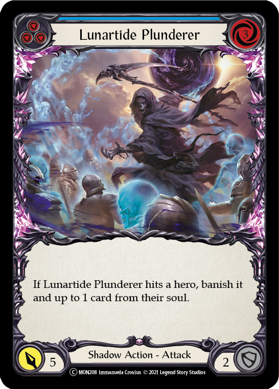 Lunartide Plunderer (Blue) [U-MON208] Unlimited Edition Normal