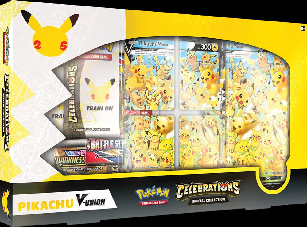 Pokemon TCG - 25th Anniversary PIKACHU V UNION COLLECTION BOX Pokemon TCG - 25th Anniversary PIKACHU V UNION COLLECTION BOX
