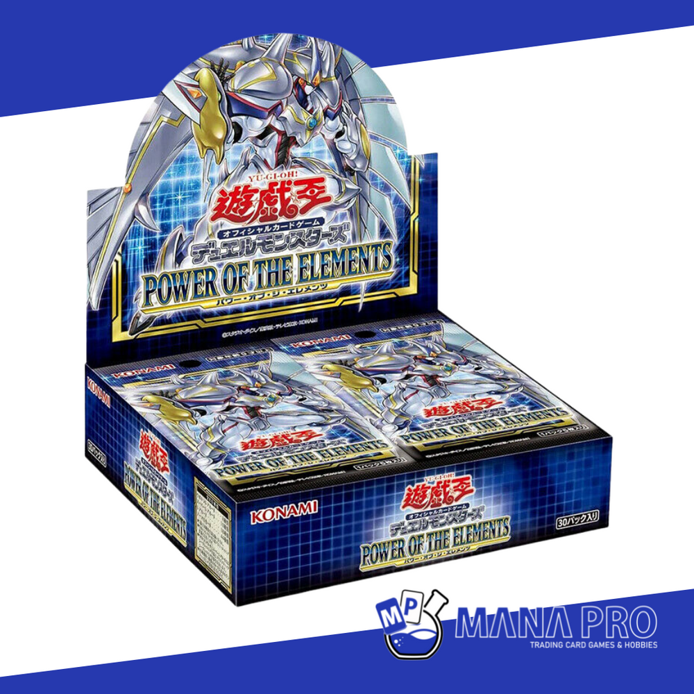 YUGIOH - POWER OF THE ELEMENTS (POTE) BOOSTER BOX YUGIOH - POWER OF THE ELEMENTS (POTE) BOOSTER BOX